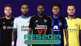 REVIEW PES2021 V7 UPDATE 2023 PC PS4 PS5 ORIGINAL