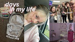 DAYS IN MY LIFE | school, church, grwm, friends, ect.