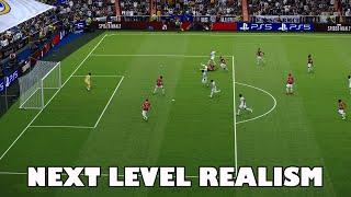 PES 2025 UEFA CHAMPIONS LEAGUE FULL MOD || REAL MADRID VS AC MILAN || NEXT LEVEL REALISM