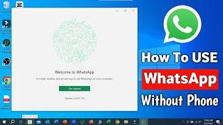 How To Use Whatsapp in Laptop Without Phone || Whatsapp in PC Without Phone  | WhatsApp Tips