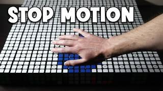 Making an Epic Rubiks Cube Stop Motion
