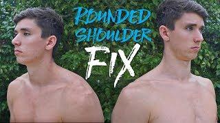Fixing Rounded Shoulders and Nerd Neck (FULL ROUTINE)