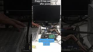 Enter BIOS settings #BIOS