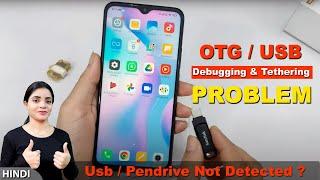 Redmi 9,9i,9a Otg Settings |  How To Solve OTG Connection Problem | Otg Kaise Connect Kare