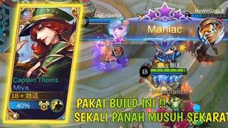 CARA BERMAIN MIYA GOLD LANE - BUILD MIYA TERSAKIT 2022 TOP GLOBAL 1 ~ MLBB