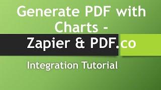 How to Generate PDF with Charts using HTML in PDF.co and Zapier