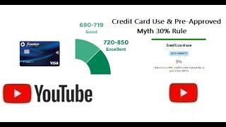 Credit Card Utilization Myth 30% Rule and Pre-Approvals