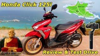 Honda Click 125i! Review & Test Drive. Тайланд, остров Ко Лан.