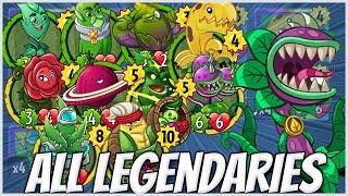 ALL Legendary Cards Challenge - Chompzilla Deck | Plants vs Zombies Heroes Gameplay (22/22)