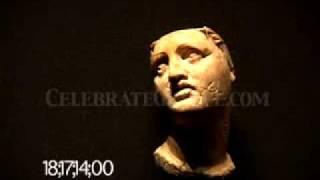 0330 Ivory carving bust of Alexander the Great