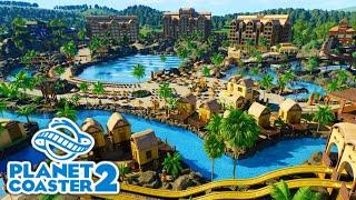 Planet Coaster 2 - Tropical Themed Water Park - Primrose Forest Episode 11