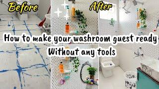 Indian Bathroom deep cleaning and makeover without professionals 