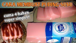 SIMPEL ! RESEP PUDING SUSU LEMBUT SUPER ENAK