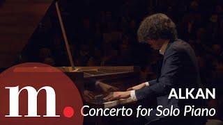 Lucas Debargue performs the devilishly difficult Alkan's Concerto for Solo Piano