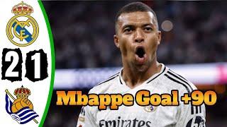 Real Madrid vs Real Sociedad 2-1 - All Goals & Highlights - 2024