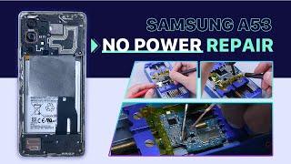 How to Fix Samsung A53 Won't Turn On - Motherboard Repair with 0 Current