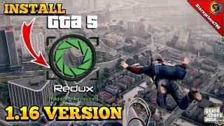 HOW TO INSTALL REDUX MOD IN GTA 5 | 2023 | Gta 5 ultra realistic graphics mod install