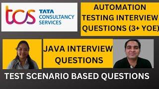 TCS Automation Testing Interview Experience | Real Time Interview Questions and Answers