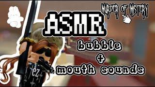 Roblox ASMR ~ murder mistery! bubble +mounth sounds (tongue clicking) Elin Star