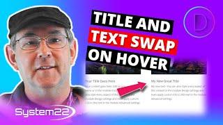 Divi Theme Blurb Title And Text Swap On Hover 