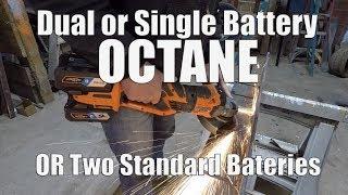 RIDGID OCTANE Brushless 18-Volt 7" Grinder Review | Dual Battery R88040B