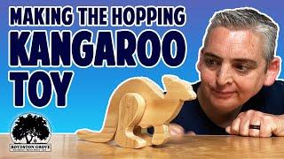 How To Make The Hopping Kangaroo Toy // Easy Woodworking Project