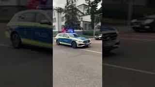 Polizei Konstanz mit Hornwechsel 27.6.22 Einsatz