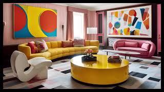 Bold colors and shapes - Interior design #homedesign #interiordesign