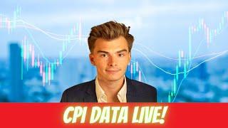 CPI DATA LIVE! - Market Open With Short The Vix