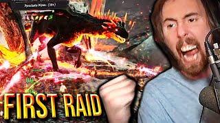 First Raid! Asmongold Fights a Dragon in Ashes of Creation (NEW MMO Gameplay)