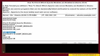 How To Check Which Apache Modules are Enabled in Ubuntu 20 04