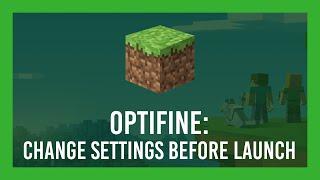 Changing Optifine settings with Minecraft closed | Fix options that make you crash