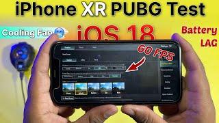 iPhone XR PUBG Test 2024- After Update iOS18 | Detailed BGMI Test in Hindi | FPS,Heating,Battery