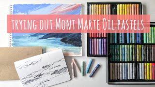 Trying Out Mont Marte Premium Extra Soft Oil Pastels 120 Set