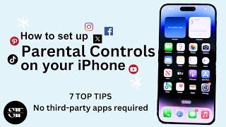 How to setup Parental Controls on an iPhone (iOS) [2024] | No 3rd Party Apps required