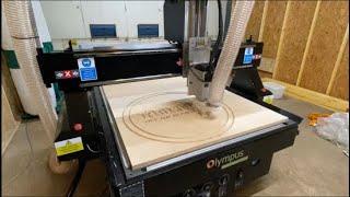 Olympus CNC routing and cutting 18mm MDF - CNC router and MDF