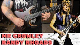 Mr Crowley Guitar Solo With Tabs - Classic Ozzy Osbourne Randy Rhoads