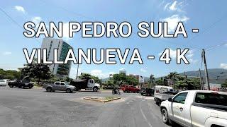 Driving from San Pedro Sula to Villanueva - 4K