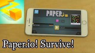 Paper.io iPhone 7 Plus Gameplay Review!