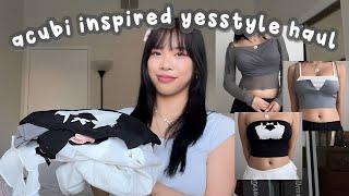 HUGE YESSTYLE TRY-ON HAUL (ACUBI INSPIRED)