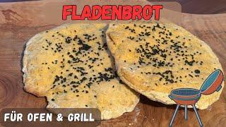 Fladenbrot für Ofen & Grill, optimal zum Belegen und einfach lecker!