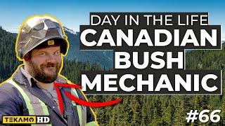 Day In The Life Of A Canadian Bush Mechanic - Heavy Equipment Mechanic