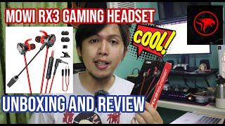 Plextone RX3 Review (Gaming Earphones) | Unboxing, Review & Mic Test of Mowi RX3