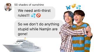 BTS TEXTS ► the one with the anti-thirst agenda