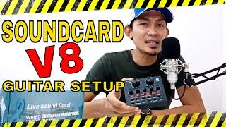 Cara Mudah Setup Soundcard V8 ke Guitar I Review Soundcard V8