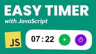 How to Build a Countdown Timer in JavaScript - EASY PROJECT
