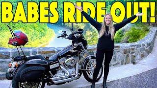 WOMEN ONLY MOTORCYCLE CAMPING TRIP! 600 women riders!  Babes Ride Out!