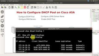 How to Configure DHCP Pool on Cisco ASA