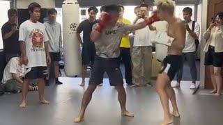 安保瑠輝也vsソンヤドン(UFCバンタム級7位) ボクシングスパーリング