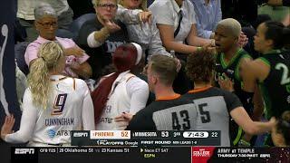  FLAGRANT, then TECHNICAL in HEATED reaction | WNBA playoffs, Phoenix Mercury vs Minnesota Lynx